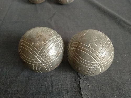 Boules pétanque vintage - de,