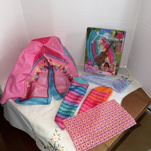 Barbie stacie camping tent - barbie,