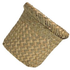  Poubelle De Chambre Panier En Bambou Rond Paniers Pour La Décoration