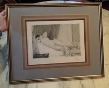 GRAVURE DE COLLECTION NU 1930