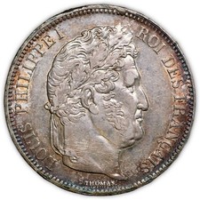 Louis Philippe Ier - 5 Francs - 1841 W Lille - Argent
