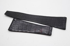 Bracelet en cuir croco vintage