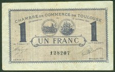 NECESSITE 1 FRANC CHAMBRE DE