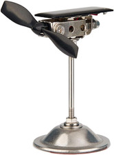 Solar Power Windmill Black