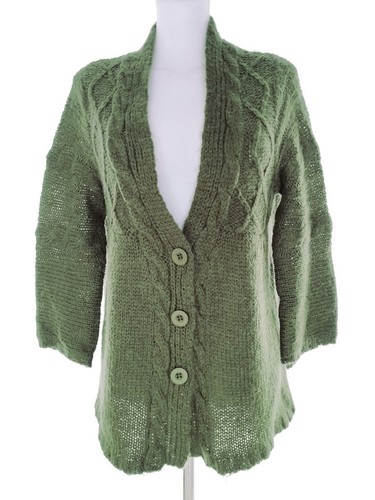 Vintage boho gilet vert - vintage,