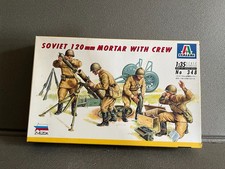 Maquette Militaire Figurine Soldat Soviet 120mm Mortar Crew Italeri 1/35