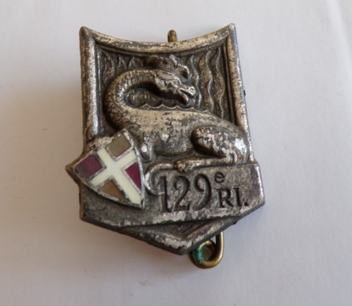 Insigne militaire 129 - militaire, 129°