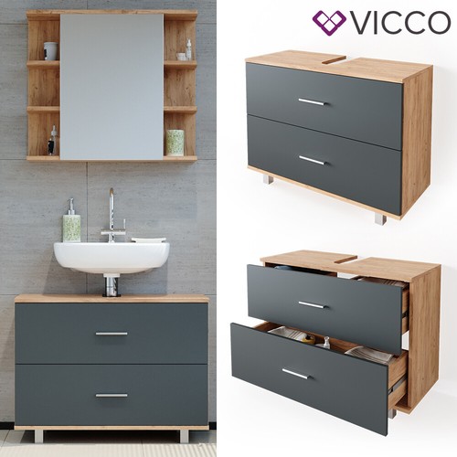 Vicco meuble sous - sous-vasque, ilias