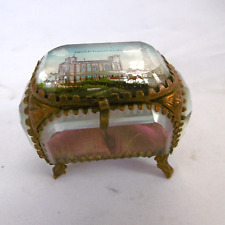 boite a bijoux laiton et verre