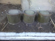 militaria anciennes boites d'alcool pour rechaud ration US