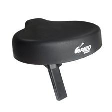 MF3099 Selle Noir Avec Écriture Logo Grillo Piaggio + Crochet Porte-Bagages