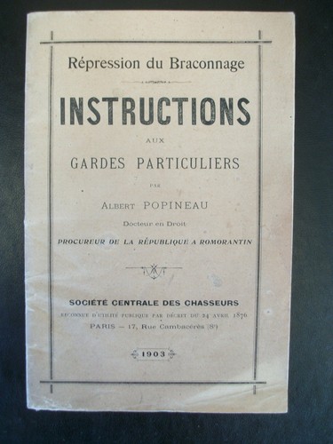 Popineau répression du - a., "répression