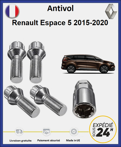 Ecrous antivol roues - ecrous, de