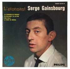 SERGE GAINSBOURG - L'étonnant Serge Gainsbourg - 1961 France EP 45 tours
