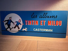 Plaque Publicitaire en tôle TINTIN