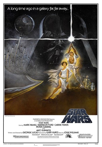 Star wars movie affiche - star,