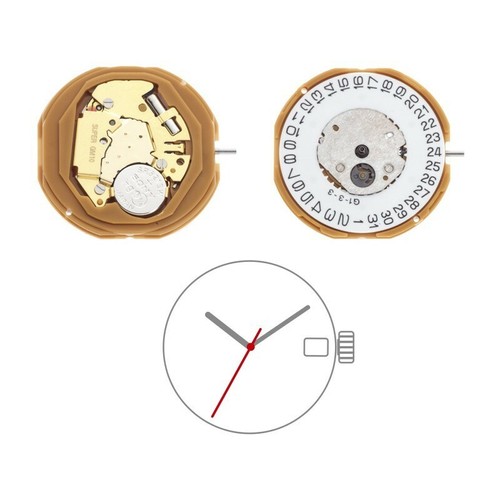 Mouvement quartz miyota - mouvement,