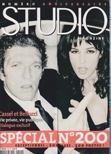 STUDIO MAGAZINE N°200 SPECIAL CANNES / CASSEL & BELLUCCI / M GIBSON /  C THERON
