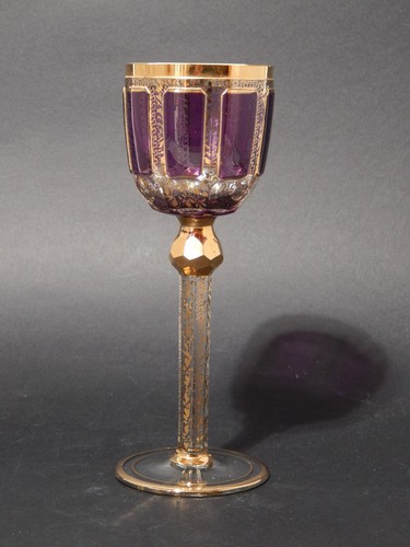 Précieux ancien verre calice - verre,