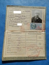 CARTE IDENTITE WW2 ETAT FRANCAIS  JUILLET 1944  CREUZIER LE NEUF ALLIER FISCAL