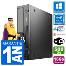PC Fujitsu Esprimo D556 DT Intel G4400 RAM 16Go Disque Dur 500Go Windows 10 Wifi