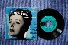 EDITH PIAF  / EP COLUMBIA ESRF 1023 ( Pochette 3 label 3 ) / BIEM 1956 (F)