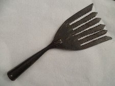  OUTIL ANCIEN, Fouëne De Pêche, Forgée 19 ème