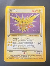 CARTE POKEMON ELECTOR 15/62 EDITION 1 FR HOLO WIZARDS FOSSILE - BE/PL