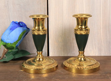 Paire de Bougeoirs Flambeaux