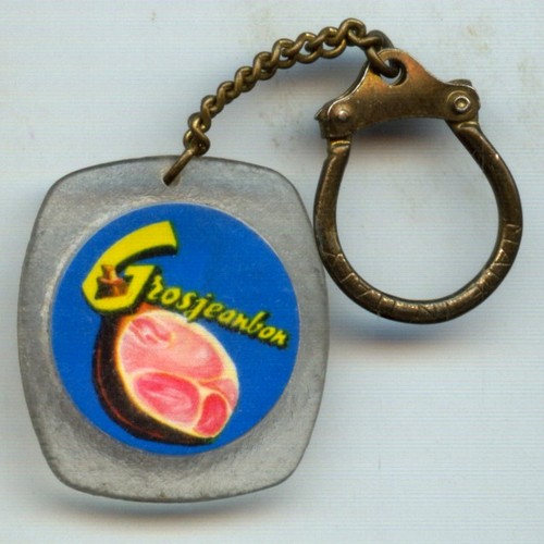 Vintage porte clés jambon - vintage,