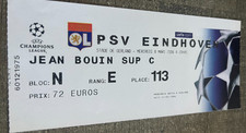 Ticket )) OL LYON V PSV