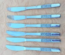 Lot de 6 couteaux  vintage  de la marque Amefa Stainless ( Pays Bas ) DN3301/1