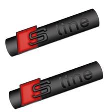 2 Autocollants S-Line Noir Mat