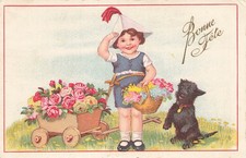 CP ILLUSTREE BONNE FETE ENFANT