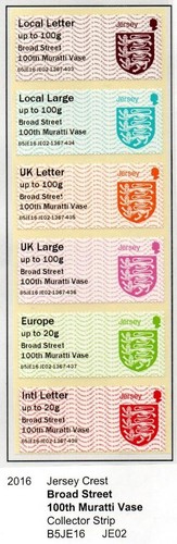 Jersey mnh 2016 post and - 2016,