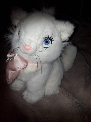 Peluche assise chat marie - peluche,