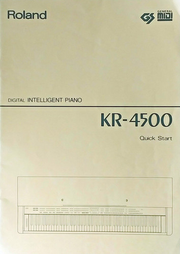 Roland 4500 digital piano - kr-4500,