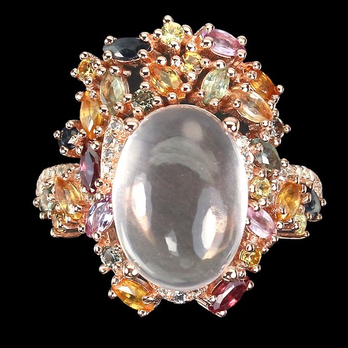 925 bague argent ovale - 925,