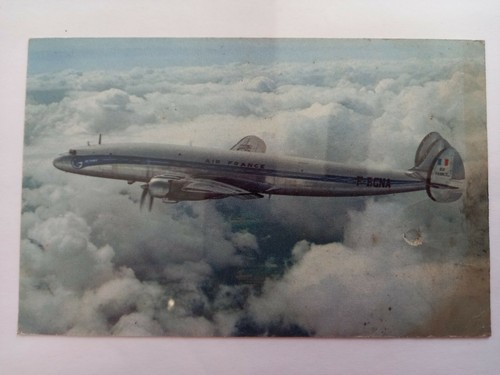 Carte postale avion lockheed - carte,