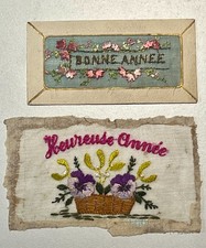 DEUX IMAGES BRODÉES  - BONNE