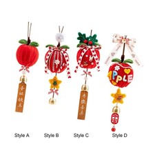 Décorations de Noël suspendues, bricolage de pommes, kit d'ornements