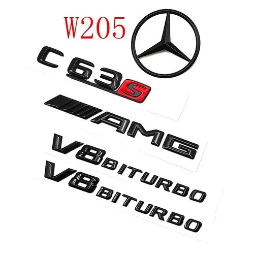 Autocollant logo amg c63s - autocollant,