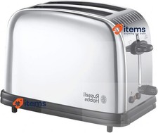 Russell Hobbs Victoire Acier Inoxydable Grille-Pain Pour 2 Portions 6 Rapide À