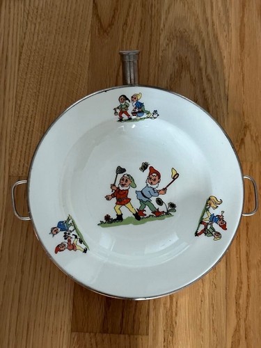 Ancienne assiette bouillie - ancienne, à