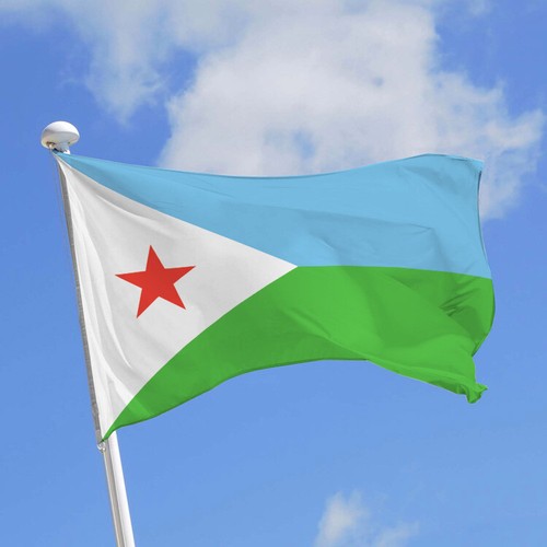 Drapeau djibouti djiboutien - djibouti,