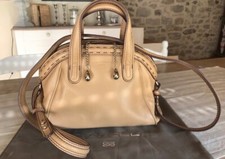 Sac Lancel La Charmeuse Cuir Beige