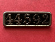 Insigne matricule personnel de bord de la Compagnie des wagons lits vers 1930