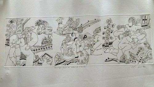 Theo tobiasse lithographie - tobiasse,,