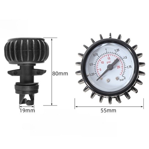 Manomètre abs noir pour - abs,
