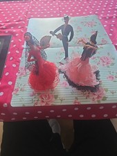 3 BELLES FIGURINES DANSE FLAMENCO A VOIR